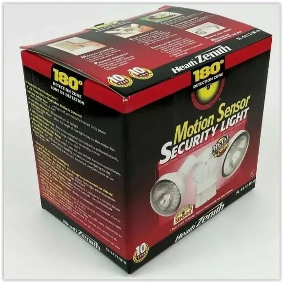 180 Degree 70ft Reach, Motion Activated Security Lights White  NEW - Picture 1 of 12